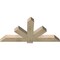 Ekena Millwork Kennewick Rough Sawn Timber Gable Bracket, Douglas Fir, 60"W x 30"H x 4"D x 6"F, 12/12 Pitch GBW060X30X0406KEN00RDF - alternate 5